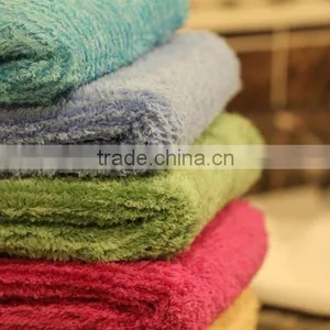 Antibacterial Plush Microfiber Stripe Beach Towels thumbnail-2