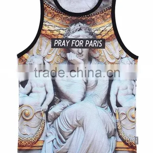 OEM & ODM Activewear Tank Tops, Stringer Tank Top&mens Tank Top& Fashion Basketball Vest thumbnail-4