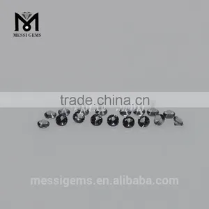 Low Price Faceted Small Size Gemstone Light Gray Round Nano thumbnail-3