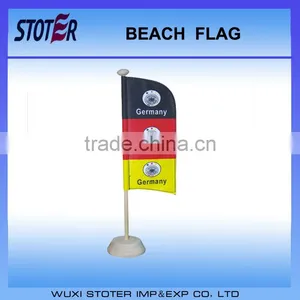 Cheap Advertising Beach Flag Banner Germany Beach Feather Flags thumbnail-1