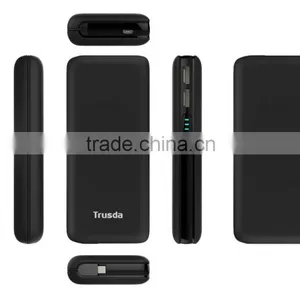 TRUSDA External Battery Charger 10000mAh Capacity Mobile Charger With OEM Power Bank Manufacturer thumbnail-4