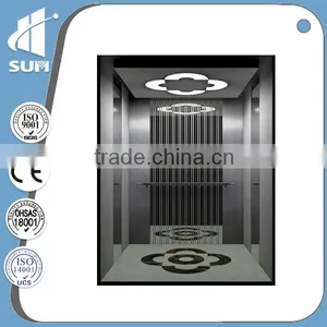Speed 0.4m/s Hairline Stainless Steel Lift Home thumbnail-3