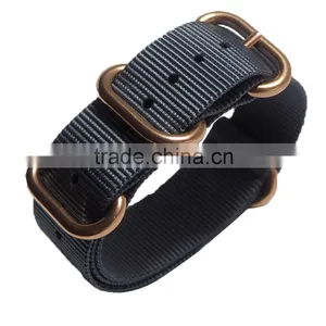 18 20 22 24mm Custom Solid Color OEM Designer Nylon Band thumbnail-1
