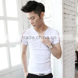 100% White Polyester T-shirt Customed thumbnail-1