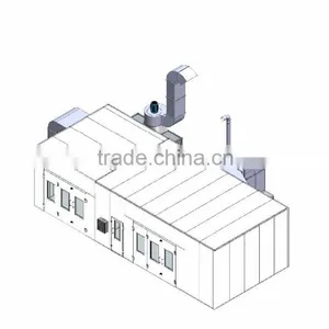 JF Outdoor Spray Booth Pressurized Spray Booth Water Curtain Spray Booth thumbnail-6