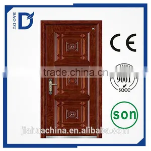 China Market Steel Wood Armored Security Door thumbnail-2