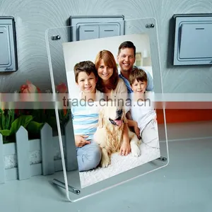 Fashion Design Desktop Clear Acrylic Love Photo Picture Frame thumbnail-1