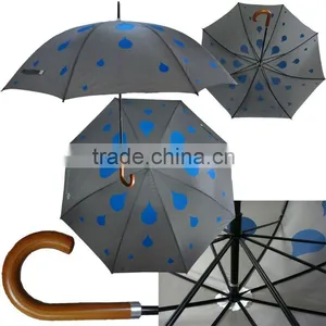 Cheap Grey Advertising Golf Umbrella thumbnail-1