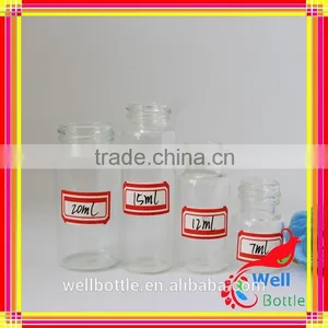 1ml 3ml 5ml 7ml 8ml 10ml Clear Penicillin Vial With Bayonet Bottles for Glass Bottle Wholesale thumbnail-1
