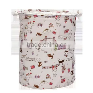 Folding Cheap Laundry Basket Hamper for Dirty Cloth, Bathroom Dirty Cloth Basket thumbnail-5