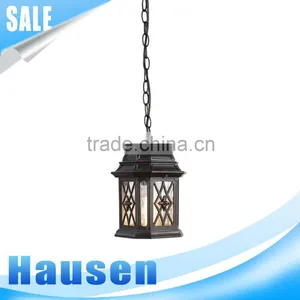 Hausen Lighting Antique Industrial Pendant Light With Metal Dome Shade, Matte Black thumbnail-1