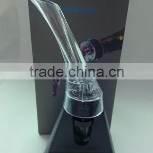 Acrylic Disposable Wine Magic Decanter Wine Aerator Pourer With Stand thumbnail-6