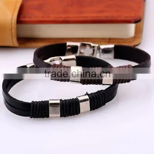Simple Leather Bracelet Charms Bracelet Making With Gemstone Beads Leather Wrap Bracelet thumbnail-4