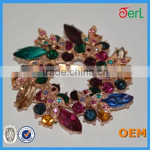 Crystal Flower Wedding Bouquets Brooch thumbnail-1