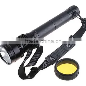 Rechargeable HID Torch/flashlight 50W 4800Lm Xenon Tactical Hunting Flashlight Black/Sliver Torch thumbnail-1