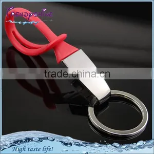 Hot Sale Cheap Souvenir Metal Silicone Keychain thumbnail-1