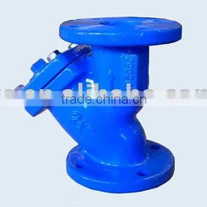 DN32~DN300 Ductile Iron Flanged Y Type Strainer thumbnail-1