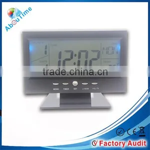 Led Table Calendar Clock Cheap thumbnail-1