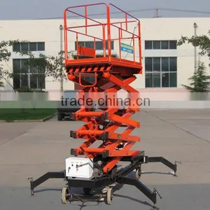 4m Lifting Height Mini Hydraulic Electric Mobile Scissor Lifts for Warehouse thumbnail-1