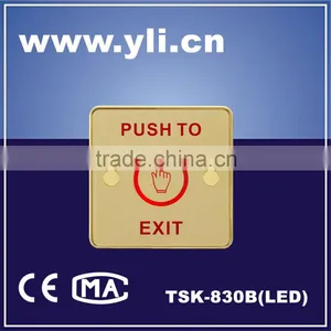 Waterproof Touch Exit Button With NO/NC/COM Output Contact &LED thumbnail-2