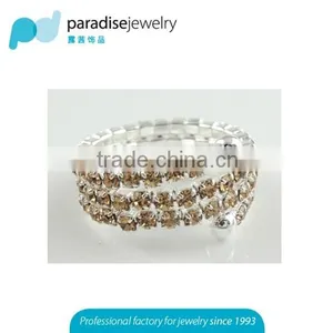 2016 Simply Design Women Rhinestone Rings Multilayer Elastic Finger Rings For Women thumbnail-3