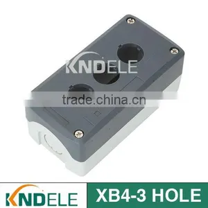 Three Hole Push Button Plastic Station Electrical Control Box XB4-3 HOLE thumbnail-1
