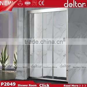 China Suppliers Shower Room Portable Cabins for Sale Shower Enclosure Cubicle 3 Doors Sliding Shower Door thumbnail-1