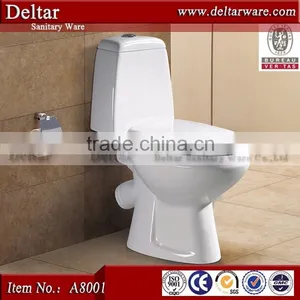Sanitary Engineering Toilet , Russia Mobile Toilet for Sale, Bathroom Sanitary Ware P-trap Toilet thumbnail-1