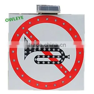 Solar LED Traffic Road Sign,solar Traffic Signal Light thumbnail-3