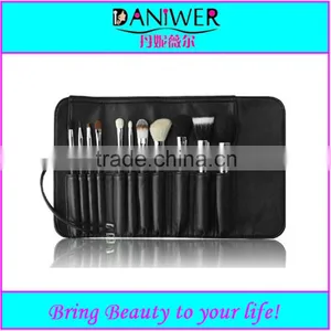 11pcs Professional Black Makeup Brush Set/High Quality Synthetic Makeup Brushes thumbnail-1