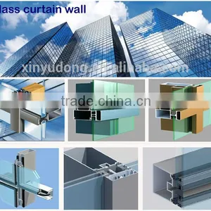 6000 Series Aluminium Extrusion Profile for Elegant Curtain Wall With Good Quality/aluminium Curtain Wall Profile thumbnail-2