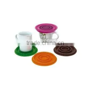 Express for 2016 Silicone Heat Resistant Coasters Cup Insulation Mat Made In China thumbnail-1