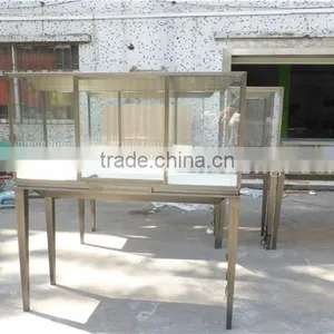 Retail Metal Cartier Jewelry Display Showcase With Led Strip Lighting for Store Interior Decoration thumbnail-4