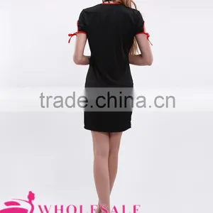 Sexy Good Quality Nurse Balck Costume Dress Hot Selling thumbnail-3