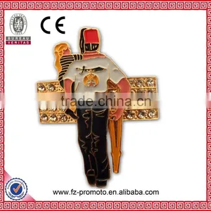 China Wholesale Best Selling Products High Quality Custom Horse Race Badge Emblem Lapel Pin/ Badge Maker in China thumbnail-4