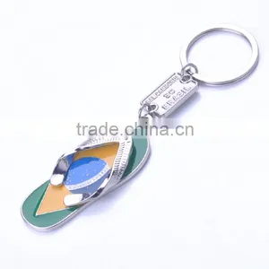 Wholesale Slippers Metal Key Chains/ Slippers Shape Metal Key Rings on Sale/Football Shoes Key Chains/Soccer Shoe Key Rings thumbnail-4