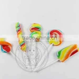 Hot Selling Hand Made Twist Rainbow Swirl Lollipop thumbnail-5