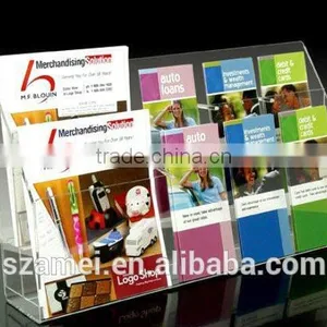 2014 Hot Sale Acrylic Sign Holder With Suction Cups/brochure Display Rack thumbnail-3