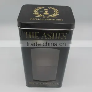 Trophy Cup Embossing Tin Box With PVC Window Lid Custom Printed Tin Box Wholesale thumbnail-1