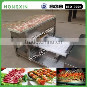 2016 New Design Customize Meat Kebab Skewer Machine/automatic Kebab Making Machine Meat String Machine for Sell thumbnail-2