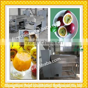 Stainless Steel High Capacity Passion Fruit Juice Making Machine ,passiflora Edulis Juicer thumbnail-1