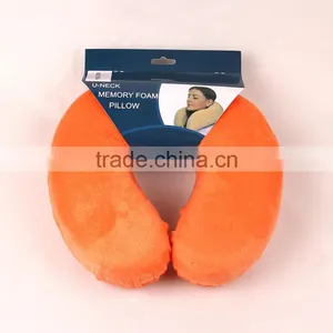 2016 HOT SELL U SHAPE TRAVEL MEMORY FOAM PILLOW thumbnail-1