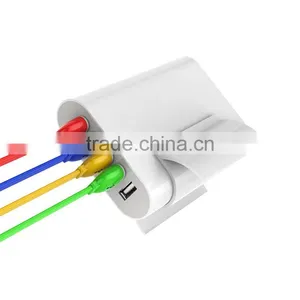 5 Ports USB Multi Plug Outdoor Travel Charger thumbnail-3