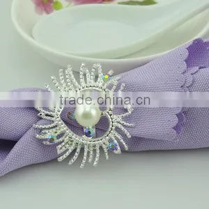 NR026 Bulk Wholesale Jeweled Napkin Ring thumbnail-3