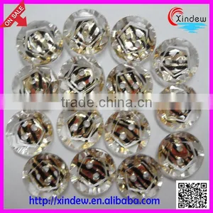 Fashion Design Leopard Plating Acrylic Bottons/leopard Buttons/plating Buttons/two Holes Button thumbnail-1