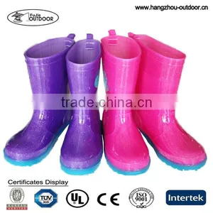 Cheap Clear Light Kids PVC Rain Boots Manufacturer thumbnail-1