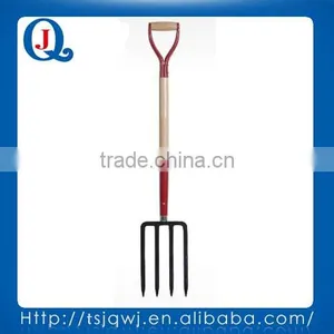 Farming and Gardening Digging Fork Tools With Wooden Handle thumbnail-1