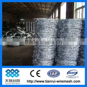 High Quality Barbed Wire/barbed Wire Fence Design /high Quality Double Strand Barbed Wire thumbnail-1