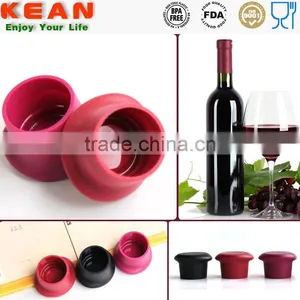BPA Free Silicone Wine Bottle Stopper Parts thumbnail-1