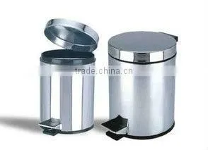 Stainless Steel Pedal Filp Waste Basket thumbnail-1